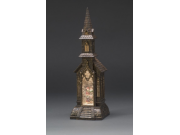 Konstsmide Church Water Lantern (5 Hour Timer, Battery Operated, Warm White, LED, Water Filled)